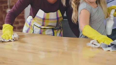 Bringing up the right qualities in the child Stock Footage 116335054