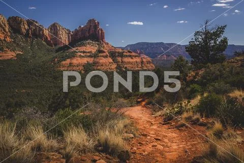 Brins Mesa Trail Vista Stock Photos
