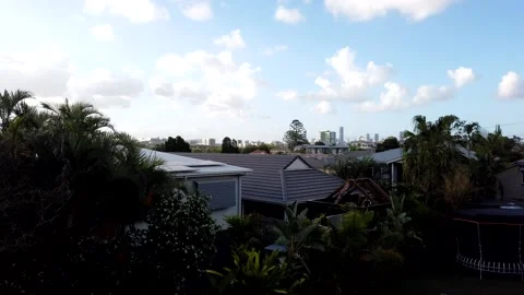 Brisbane Back Yard Timelaspe Day to Night Stock Footage 137087815