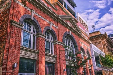 Brisbane City old architecture  Stock Photos