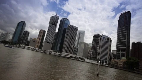 Brisbane City Timelapse Stock Footage 70362821