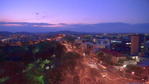Brisbane at Night Stock Footage 95981410