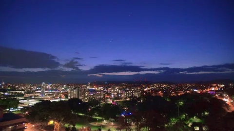 Brisbane at Night Stock Footage 95982062