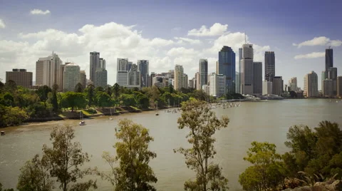 Brisbane river time lapse Stock Footage 51771229