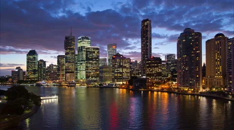 Brisbane Story Bridge Hyperlapse Stock Footage 40952580