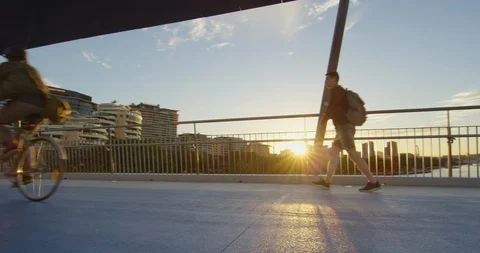 BRISBANE SUNSET Stock Footage 125382325