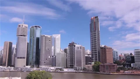 Brisbane Timelapse , Hyperlapse 2, Australia Stock Footage 130613868