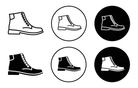 Brisk boots icon Stock Illustration