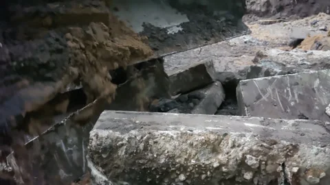 Brisk construction using tractor equipment. Stock Footage 267719797