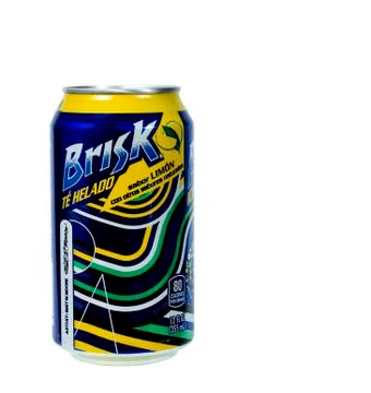 Brisk Iced Tea 库存照片