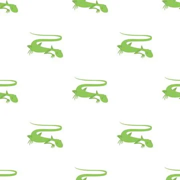 Brisk lizard pattern seamless vector イラスト素材