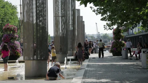 Bristol City centre Stock-Footage 32254081