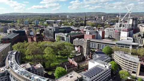 Bristol City Centre Stock Footage 317049348