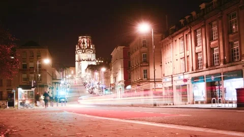 Bristol City Timelapse Video stock 239577684