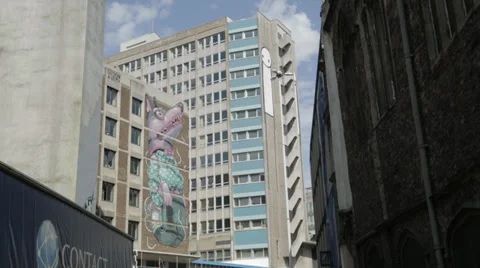 Bristol Graffiti 05 Stock Footage 32255051