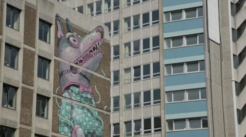 Bristol Graffiti 06 Stock-Footage 32255283