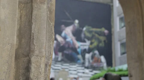 Bristol Graffiti 08 Stock Footage 32254708