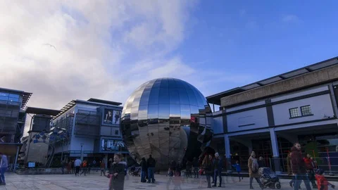 Bristol Millenium Square Time lapse Stock Footage 127307209