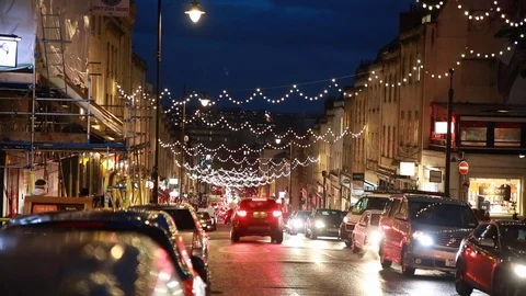 Bristol at night Stock Footage 98840225