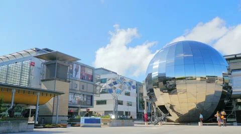 Bristol planetarium millenium square uk  Stock Footage 67497481