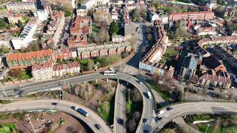 Bristol Road Stock Footage 331287856