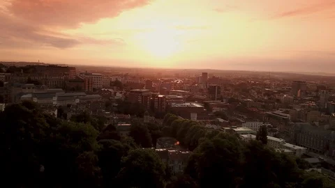 BRISTOL SUNRISE FLIGHT Stock Footage 92836571