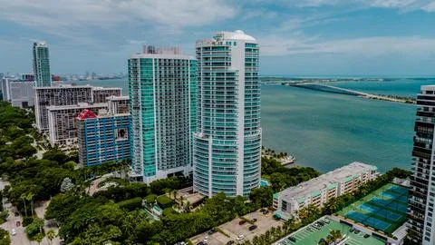 Bristol  Tower Brickell Stock Photos