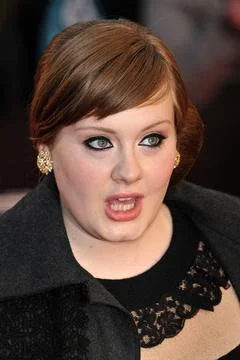  The Brit Awards 2008 ADELE.The Brit Awards 2008, arrivals.Earl s Court, L... Stock-Fotos