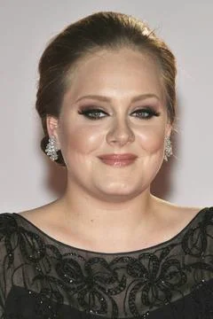  The BRIT Awards 2011 - Arrivals ADELE (Adele Adkins).The BRIT Awards 2011... 스톡 사진