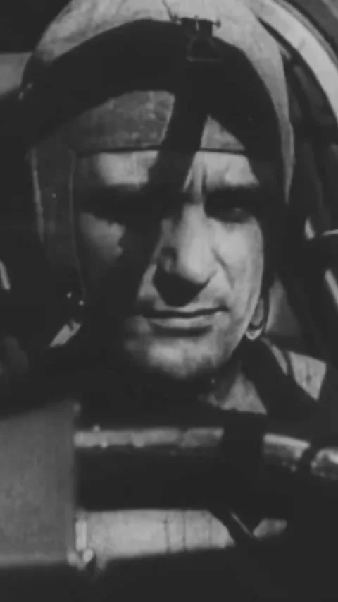BRITAIN - 1940 - In this Frank Capra documentary, RAF fighter pilots succeed in Stock Footage 338414777