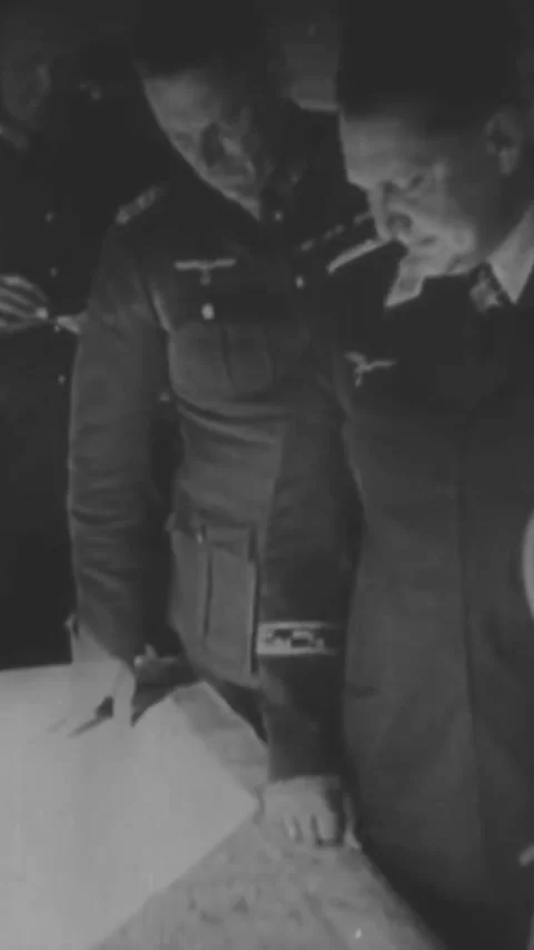 BRITAIN - 1940 - In this Frank Capra documentary, Goering orders Luftwaffe Stock Footage 338415243