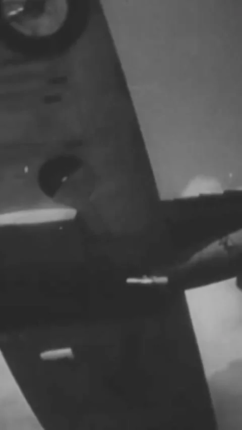 BRITAIN - 1940 - In this Frank Capra documentary, the RAF and the Luftwaffe are Stock Footage 338415329
