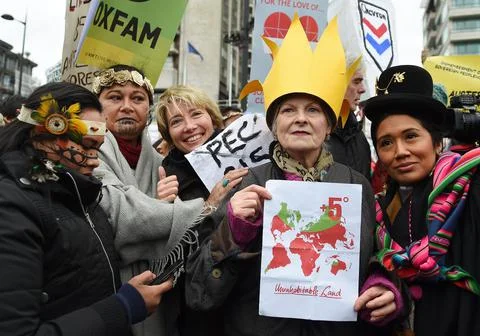 Britain Climate Change Protests Paris - Nov 2015 Stock-Fotos