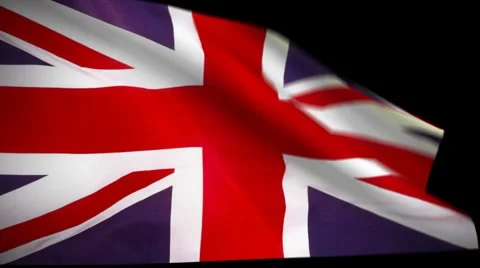 Britain Flag Wiper 스톡 동영상 920393