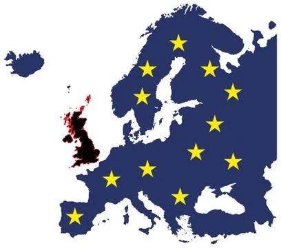 Britain Leaving EU Stock Illustration