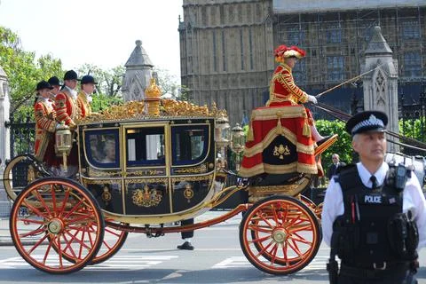 Britain Politics Queen's Speech Opening of Parliament - May 2010 Foto stock