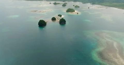 Britania Group of Islands in the Philippines. Stock Footage 256581139