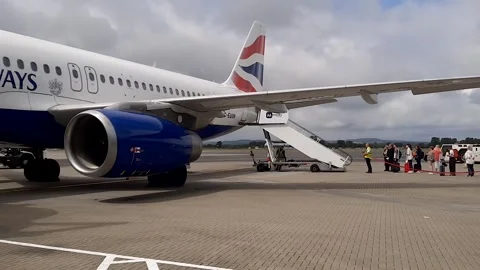 British Airways A320 Stock Footage 246325372