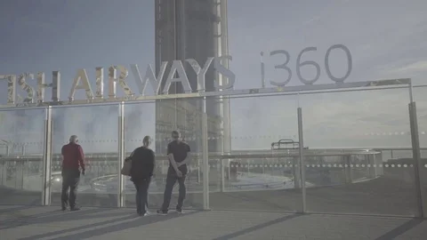 British Airways i360 Stock Footage 81388928