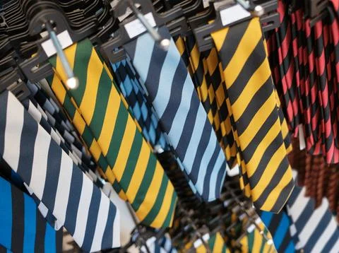 British Back To School Ties Stockfoto's