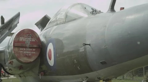 British buccaneer fighter/bomber Stock Footage 47900358