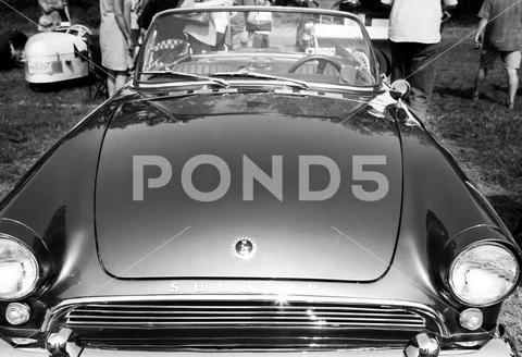 British cars on display at the All-British Car Event in Canada Stock Photos