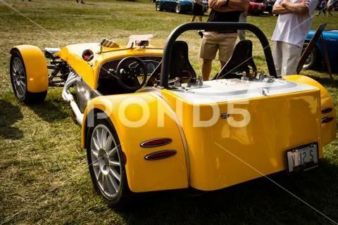 British cars on display at the All-British Car Event in Canada Stock Photos