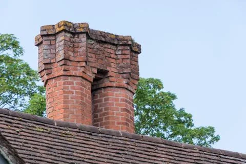 British chimney stack Stock Photos
