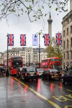 British Cityscape Scene Stock Photos