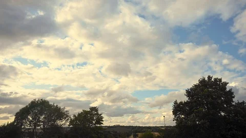 British Clouds Timelapse 库存影片 129330226