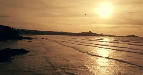 British Coast Summertime Video stock 84136038