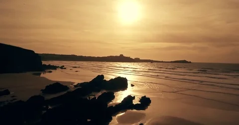 British Coastline Video stock 84136032