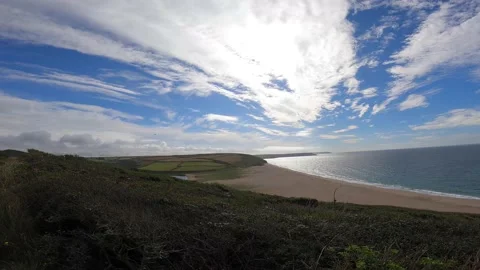 British Coastline Stock Footage 162256475