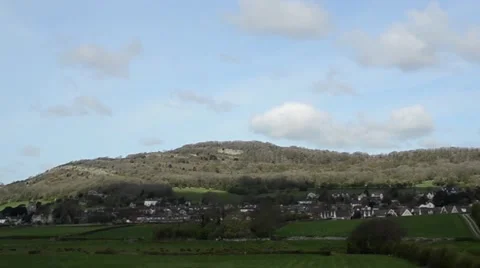British Countryside from a Train Stock-Footage 49705841